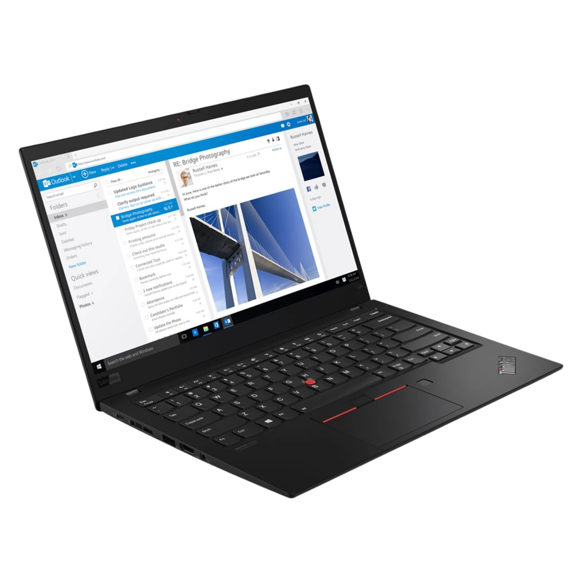 Lenovo ThinkPad X1 Carbon Core i5 10th Gen 14″ FHD Ultrabook – 16GB DDR4 RAM, 512GB SSD, Lightweight Business Laptop - Image 7