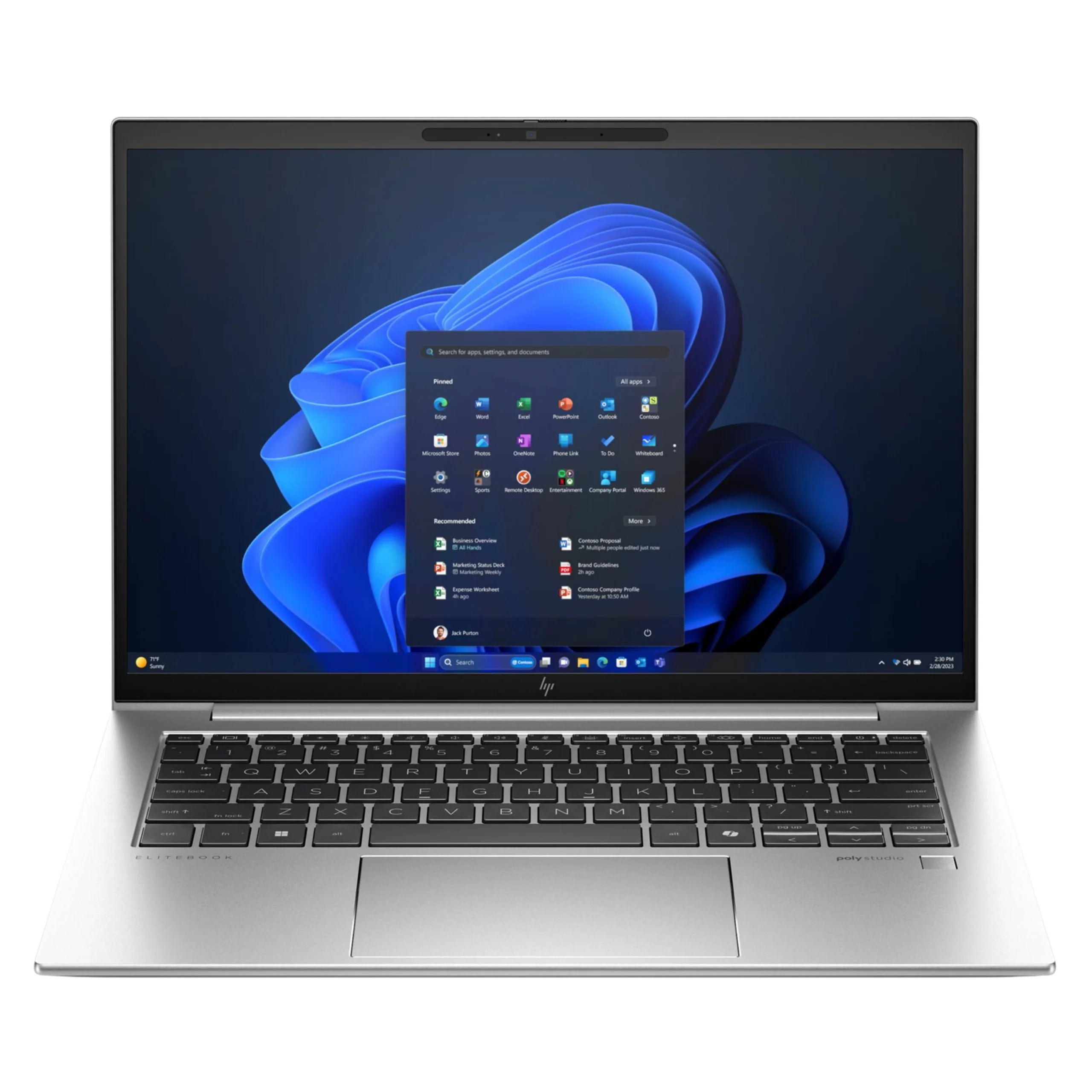 HP EliteBook 845 G11 AMD Ryzen 5 PRO 8640HS – 14″ Premium Business Laptop, DDR5 RAM, 512GB PCIe Gen4 NVMe SSD, Wi-Fi 6E